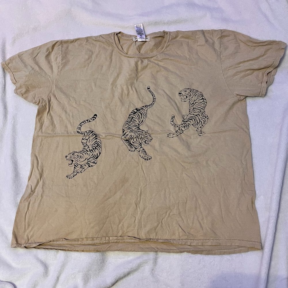 Beige Tiger Shirt
